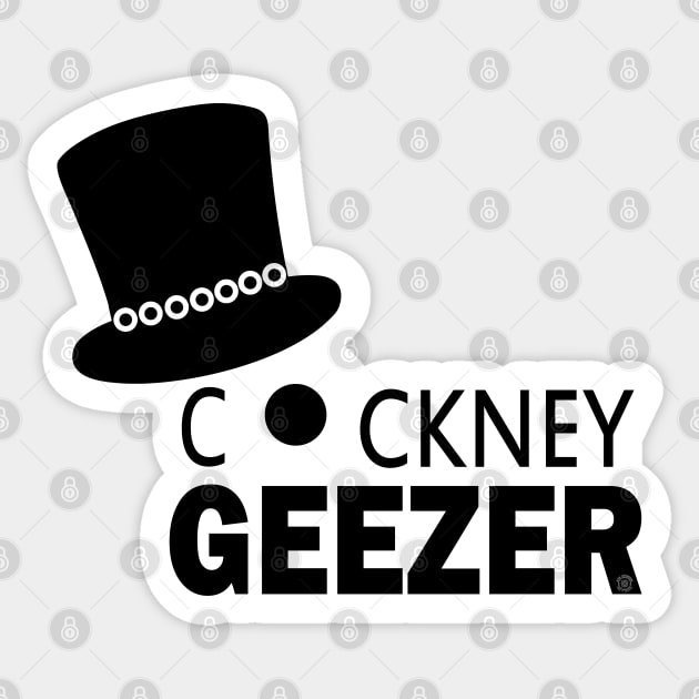 Mighty Boosh - Cockney Geezer Sticker by eyevoodoo